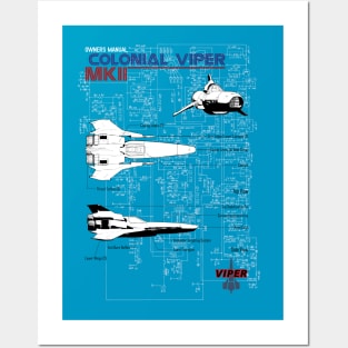 Owners Manual - Colonial Viper MKII Posters and Art